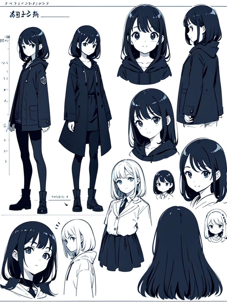 sketch (Character design sheet, same characters, whole body, Three-View, front, ~ ~ ~ ~ side, return),(Very bright:1.1), White Background, [1 Girl:7], (Tilt your head:1.2), ([sketch|watercolor \(Moderate\)]:1.15),Chaotic Abstractionな背景, Vector Trace, Gradient Blending, Bright colors, that&#39;wonderful, 非常にdetailed, Complex, (Very low contrast:1.4） and whole body, Artistic elements add depth to the work. The overall atmosphere is creepy and nightmarish...., With a unique artistic touch. This movie is、The dark and crazy world of horror movies depicted in HD., Evoke visual stimuli and aesthetic sense, that will terrify and excite the audience....,watercolor画, （Lightless, Eyes without highlights, evil eye, An ugly person with white eyes, that&#39;Red eyeliner）,whole body絵, Wearing a maid outfit （Gradient braided hair, (Light purple hair), (Ink blotches:1.1), (pale:1.2),(Light purple:1.2),(Light green:1.2)　Adult features,expensive, Wearing black tights,Green Eyes, The skin is hidden　and maid, The background is a dark and desolate landscape, Horror movie atmosphere. Her figure is very beautiful, Emphasizing the dark and crazy elements. Skillfully expressing the effects of light and shadow, detailed, The face and expression of the black costume are also carefully drawn....,sketch (Character design sheet, same characters, whole body, Three-View, front, ~ ~ ~ ~ side, return) 1 female, Nervous,Cowboy Shot,,(Very bright:1.1), White Background, [1 Girl:7], (Tilt your head:1.2), ([sketch|watercolor \(Moderate\)]:1.15),Chaotic Abstraction