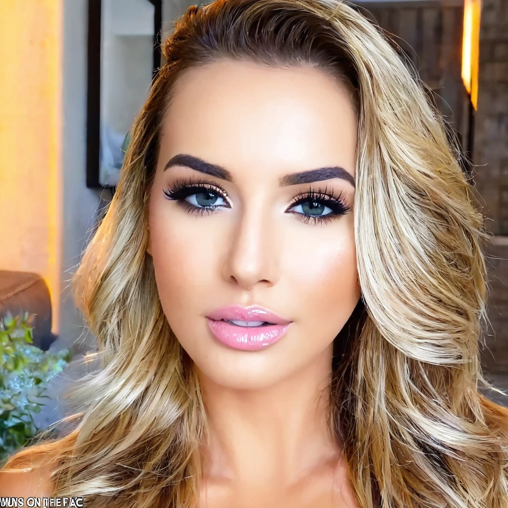 Cum on the beautiful face