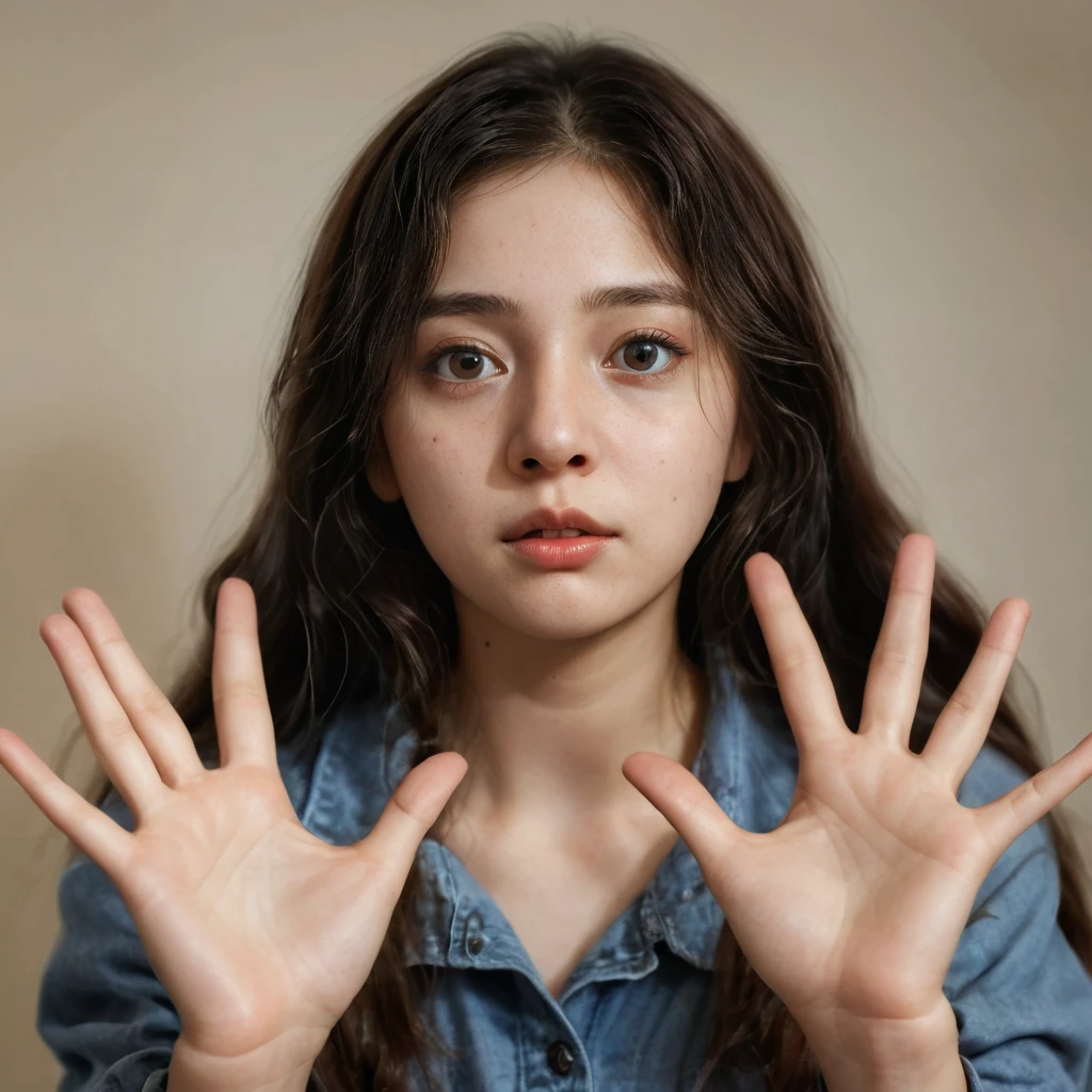 "Deformed hands, extra fingers, missing fingers, blurry, low quality, distorted faces, unnatural body proportions, extra limbs, awkward poses, unnatural lighting, poor resolution, overexposure, underexposure, unnatural shadows, unnatural colors, artifacts, noise, pixelation, text, logos, watermarks, bad anatomy, bad composition, blurry background, out of focus, unnatural facial expressions, incorrect clothing details, repetitive patterns, over-processing."