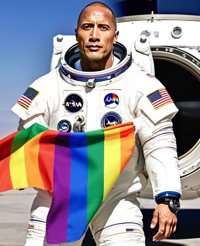 Base model of a handsome indian man wearing astronaut suit, homoerotic, nsfw, handsome face ,penis