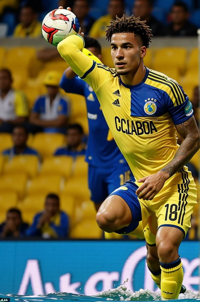 Cob-backed man, the diver of the Colombian national team with the name cachaya