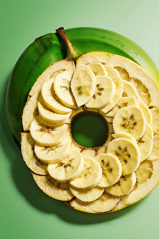 banana cut into slices