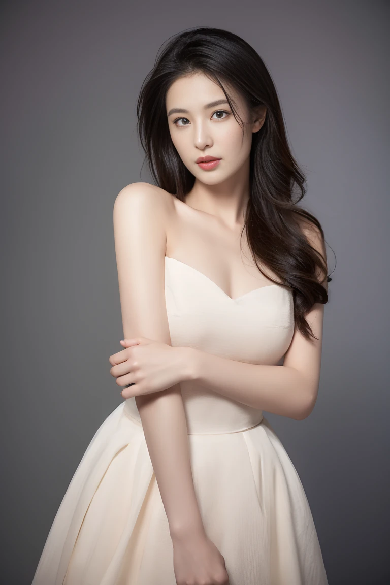 1girl,beautiful girl,looking at viewer,(best quality, masterpiece, ultra-high resolution, 8K, HDR, UHD, K, official art),photo,Ultra-realistic,full frontal,upper body,