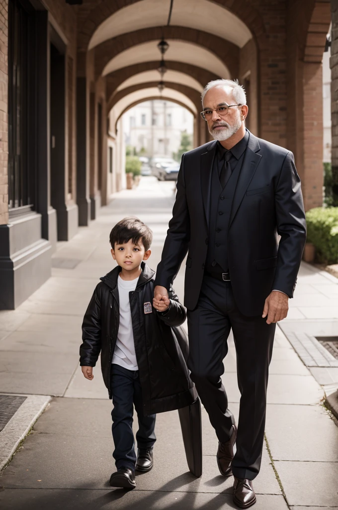 Father and son