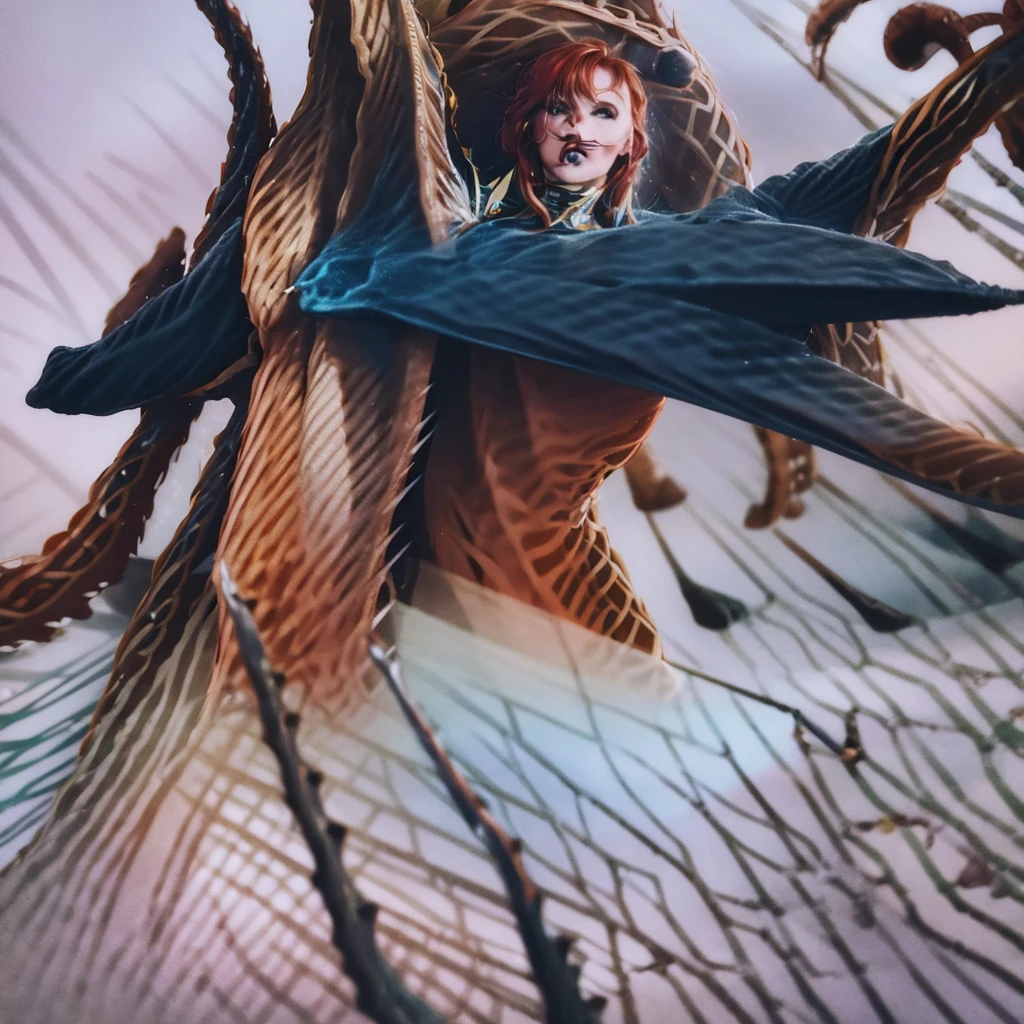 A beautiful woman (beverly crusher, age 30) with piercing blue eyes, gorgeous long lashes, delicate nose and sensual lips, wearing a skimpy string bikini, wielding a powerful shotgun and a primitive spear, struggling with tentacles, tentacles restrain her arms and legs, tentacles squeeze her neck, tentacles sex her mouth, hungry tentacle monster snarling, (best quality,4k,8k,highres,masterpiece:1.2),ultra-detailed,(realistic,photorealistic,photo-realistic:1.37),portrait,adventure,fantasy,dramatic lighting,cinematic,vibrant colors