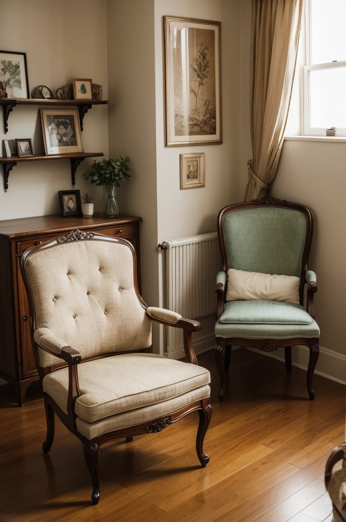 A room with vintage decor 