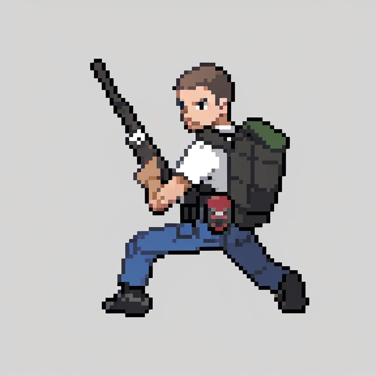 A member of a criminal organization called Team Spear with a Snag Em Device