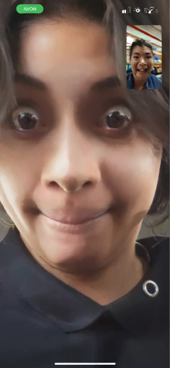 Creepy woman