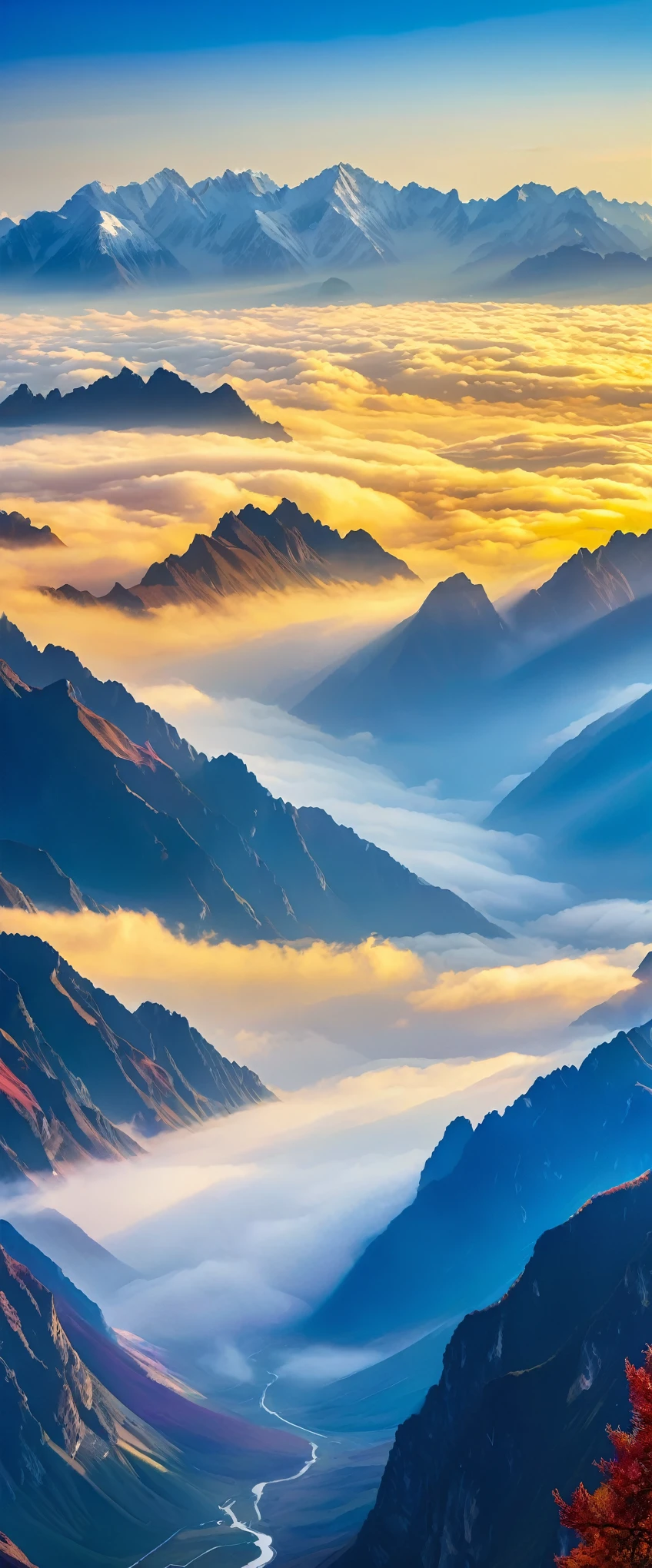 (Highest quality),(masterpiece:1.2),(Very detailed:1.2),Ultra-high resolution,RAW color photos,8K,Vast landscape photography,Realistic photos,Elaborate photos,Skydiving viewpoint,Written boundary depth,Sharp focus,In the clouds,Tianshan Tianchi,Asahi,Beautiful colors,Written boundary depth,Wide Light,Low contrast,Backlight,Sharp focus,Vibrant colors,moving composition
