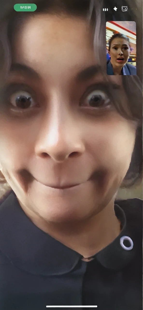 Creepy woman