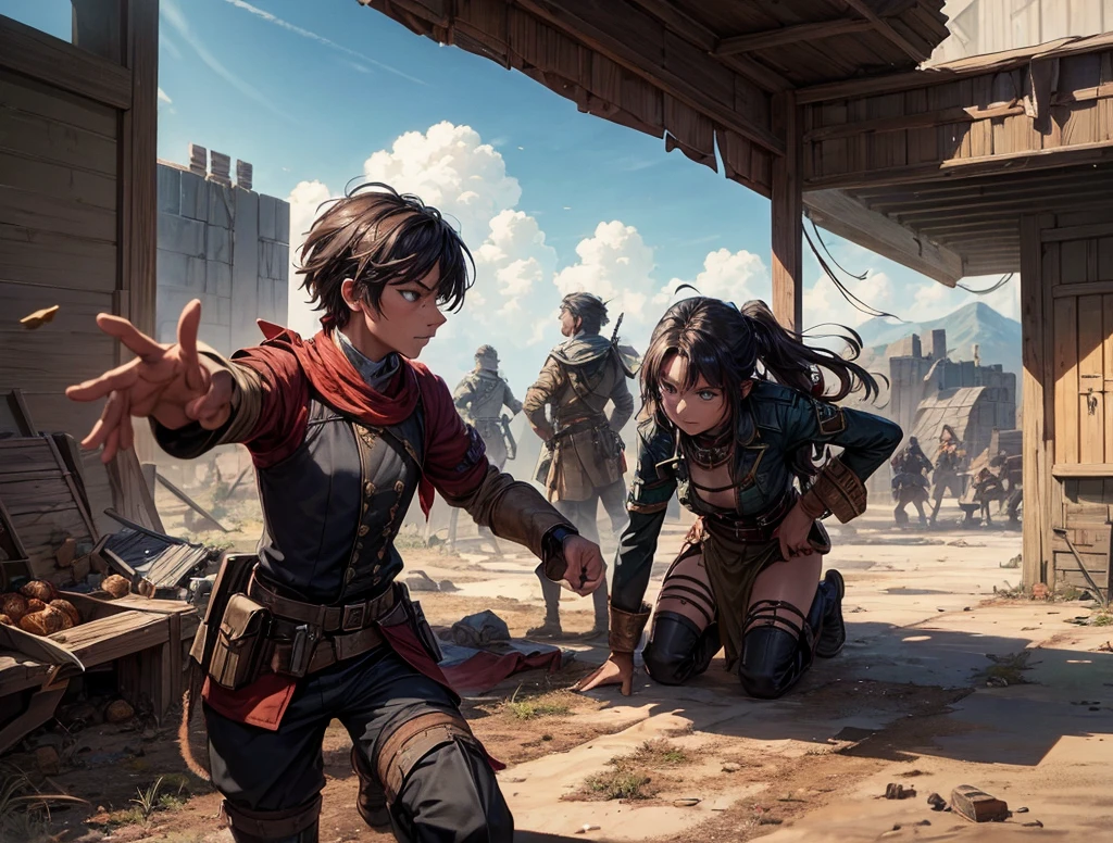 In this dangerous area, enemies are not the sole difficulties; scavengers of war also roam the 
desolate plains surrounding Fort Acel. Among them are opportunistic figures—mostly slave 
traders—who operate with ruthless efficiency. Their neutrality is a facade, driven solely by profit 
and self-preservation within the chaos of war. They scavenge battlefields for resources, trade 
goods with both sides, and lurk in the shadows of the frontier.
