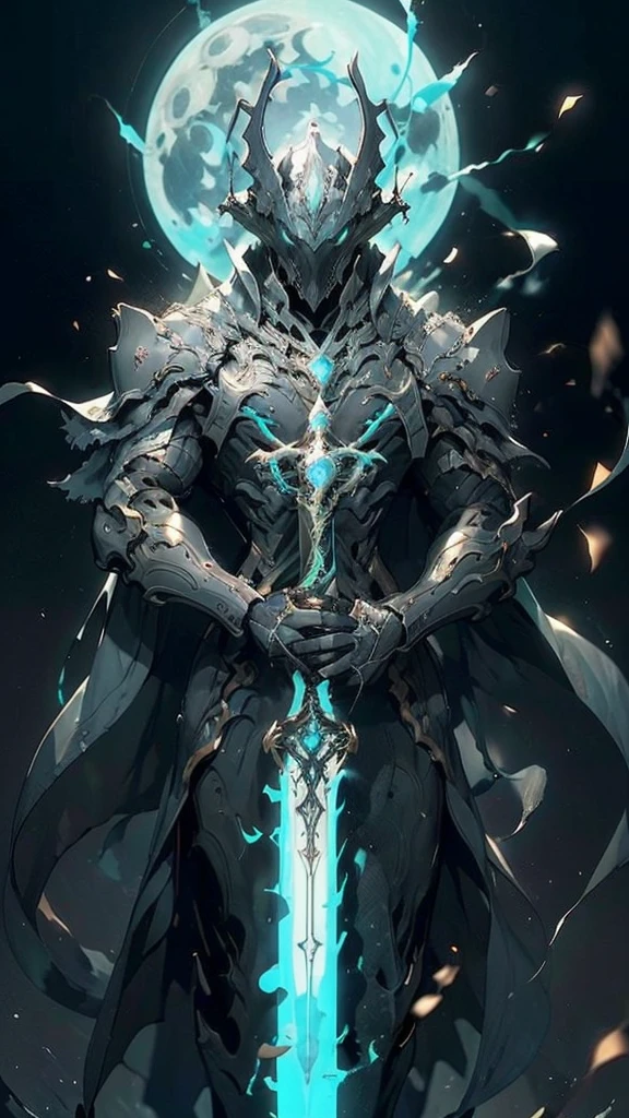 The moon hung high in the night sky, casting an eerie glow over the abandoned ruins. Amidst the crumbling walls and forgotten echoes of a once-grand castle, stood a lone figure. His silhouette was a stark contrast against the haunting backdrop.
His cloak billowed in the cold wind, revealing the glint of a menacingly sharp sword gripped tightly in his hand. His stance was as if chiseled from stone—firm, yet poised for swift, deadly movement. The moonlight danced upon his hands, beautifully drawn, each sinew and tendon seemingly alive with power and purpose.
But it wasn't the skill in his hands that caught attention; it was the darkness that enveloped them. An evil aura exuded from his being, a palpable sense of malevolence that tainted the very air. It whispered of untold horrors and a hunger for destruction, a chilling presence that froze the soul.
His eyes, narrowed and ablaze with an unholy fervor, scanned the desolate grounds with a predatory focus. The killing intent radiated from him, an invisible force that seemed to weigh down the atmosphere.
There was a silence, a pregnant pause before the inevitable storm. The man, a dark harbinger in this desolation, embodied an evil that stirred fear in the hearts of even the bravest souls. With every breath, the world seemed to hold its own, waiting for the impending clash between this malevolent force and any who dared to challenge it.