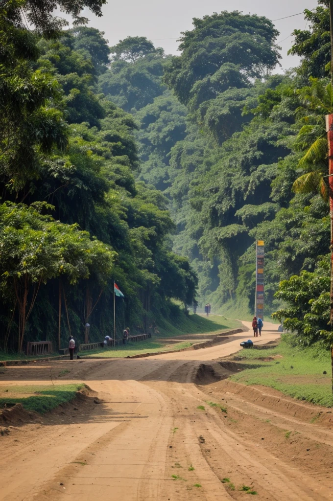 Some pictures of India Bangladesh border