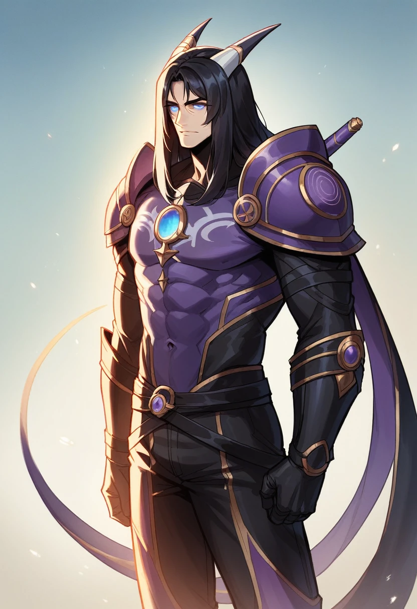 (((realisitic))), (((best qualityer))), ((ultra detali)), ((extremely delicate and beautiful)), cinematic light,((1 guy)), standing alone, (trunk), (character focus), absurderes, hight contrast, extremely detaild, colorfully, More Detailed, (Bblack hair), blue colored eyes, black armour, wide bear chest, add detail, (elsword), add animal, (Dragon), ((ultra detali)).
