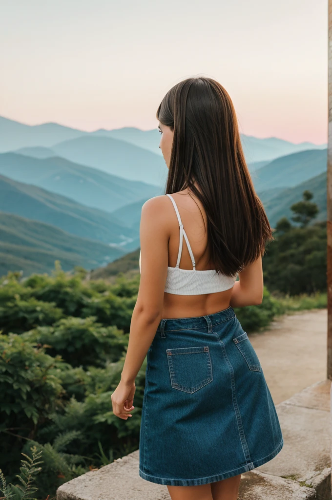 Girl looking from back refrences