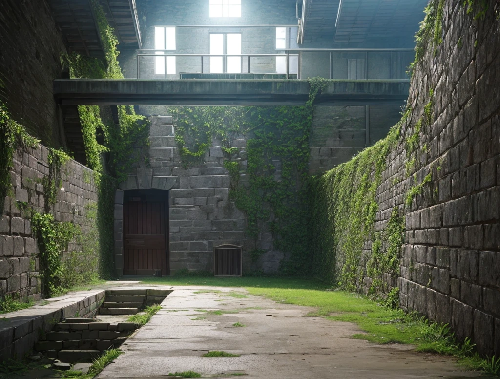 Just a military fort with walls
... Heavily guarded by the military and it's dark , it feels like prison