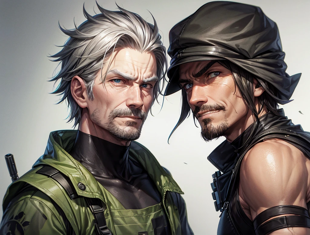 The scavenger leader, a grayish man with a cynical smirk