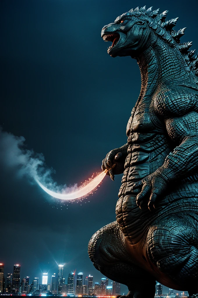 Godzilla with a vagina full of semen from a big penis