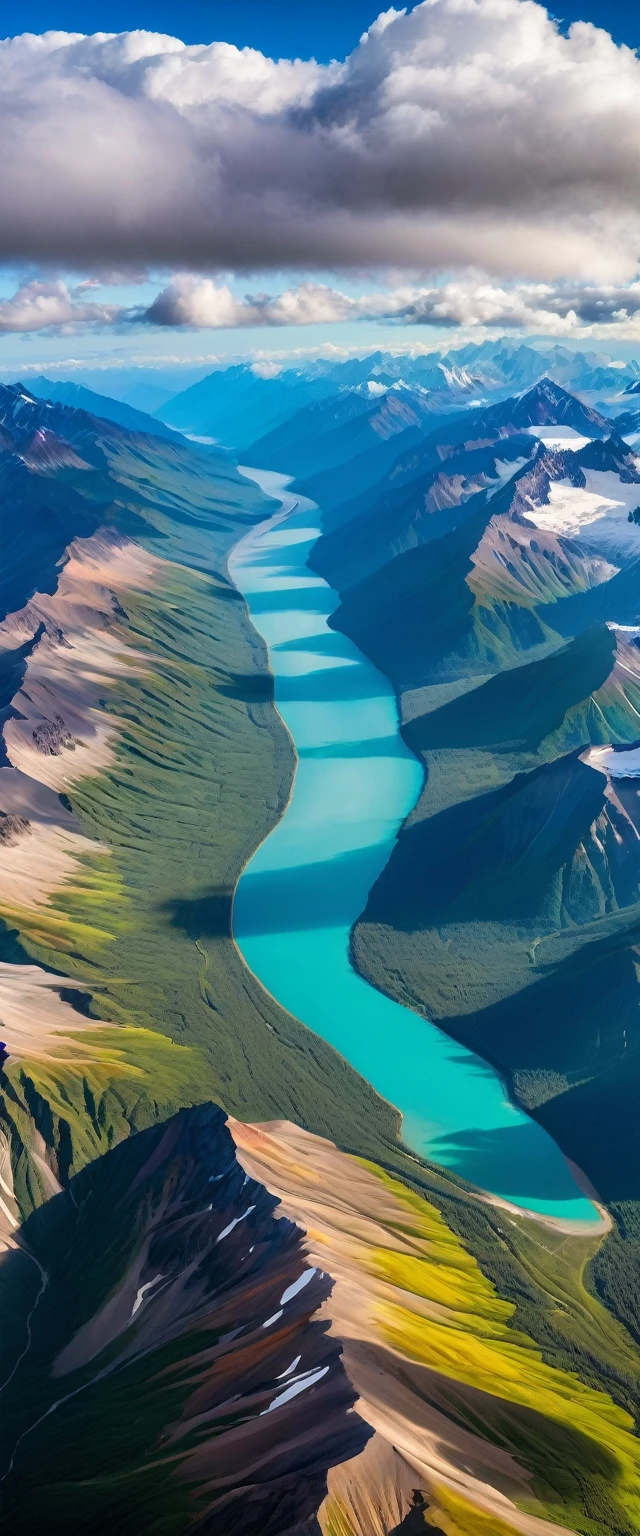(Highest quality),(masterpiece:1.2),(Very detailed:1.2),Ultra-high resolution,RAW color photos,8K,Vast landscape photography,Realistic photos,Elaborate photos,Skydiving viewpoint,Written boundary depth,Sharp focus,In the clouds,America,Denali,Asahi,Beautiful colors,Written boundary depth,Wide Light,Low contrast,Backlight,Sharp focus,Vibrant colors,moving composition