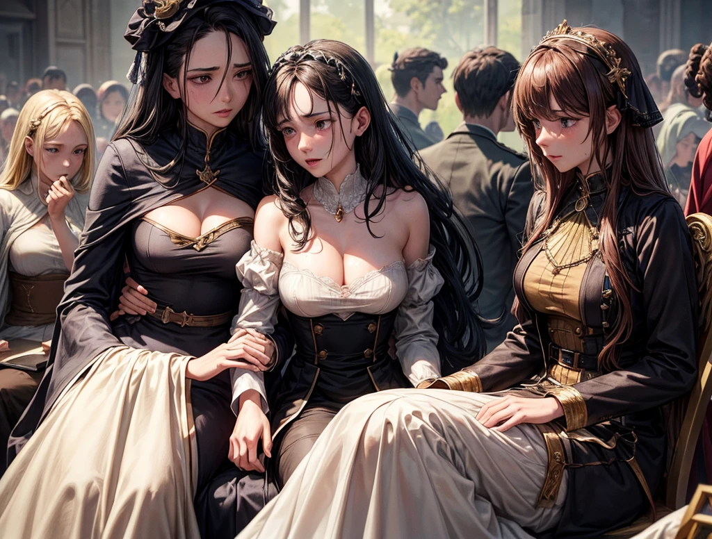 Within the transaction, Halz couldn't ignore the presence of other women—captives like
Evangeline, bought not for their skills or merits but as commodities to appease the immoral
desires of his men. These women, some familiar faces from his past grievances, now served as a
grim reminder of the sacrifices he had made in the pursuit of power and control. Halz knew these
women well; they had wronged him in ways that still burned in his memory. Now, fate had
turned the tables, and he allows the notion that their current suffering is karma playing out its
course.
Halz purchased these female slaves with a specific purpose in mind—to satisfy the sexual desires
of his men. He was painfully aware of the growing frustrations among his soldiers, their morale
sinking as the days of battle stretched into months with no end in sight. These women were a
grim solution to an unavoidable problem, a necessary evil in the harsh realities of war.