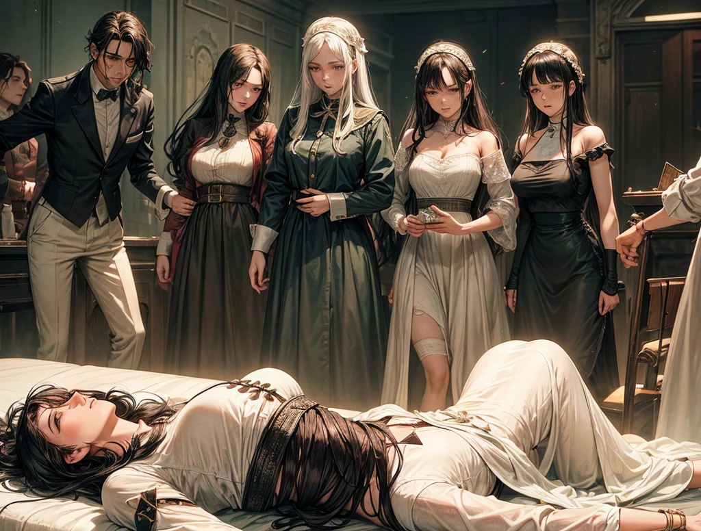 Within the transaction, Halz couldn't ignore the presence of other women—captives like
Evangeline, bought not for their skills or merits but as commodities to appease the immoral
desires of his men. These women, some familiar faces from his past grievances, now served as a
grim reminder of the sacrifices he had made in the pursuit of power and control. Halz knew these
women well; they had wronged him in ways that still burned in his memory. Now, fate had
turned the tables, and he allows the notion that their current suffering is karma playing out its
course.
Halz purchased these female slaves with a specific purpose in mind—to satisfy the sexual desires
of his men. He was painfully aware of the growing frustrations among his soldiers, their morale
sinking as the days of battle stretched into months with no end in sight. These women were a
grim solution to an unavoidable problem, a necessary evil in the harsh realities of war.