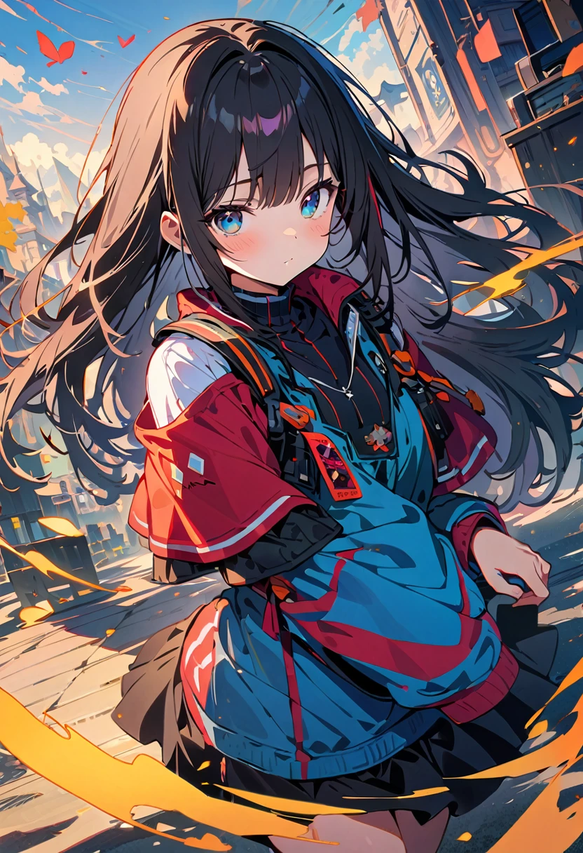 (8K, best quality, masterpiece), 1girl, (Influenced by Yoshitaka Amano's style:1.6), Practical Light, Delicate skin, (Beautiful slim woman, 25 years old, Court Knight:1.5), Thin legs, Fine particles, Long white hair, Detailed fingers, Thin, Ecstasy expression, Dynamic and sexy pose, (Huge breasts:1.4), (Long skirt, Long red cape, boots:1.2),(Arcadia, Flower Storm, Many flowers:1.8), Unobscured,Beautiful scenery, (Flowers, Wind and Moon:1.5).