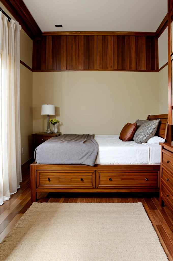 Bedroom color combinations for burma teak furniture 