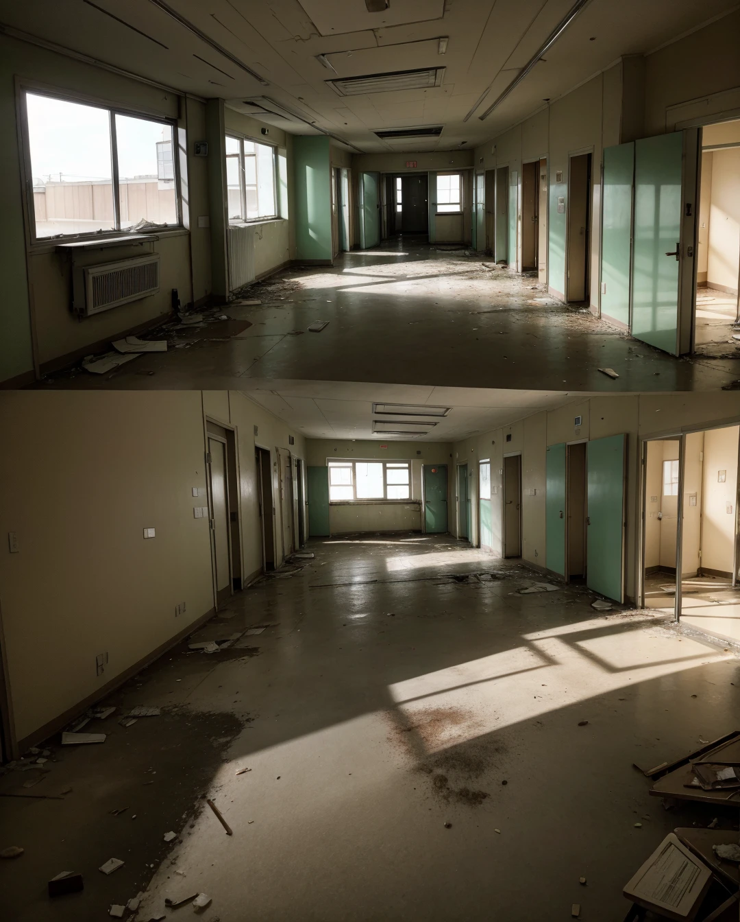 Hospital abandoned