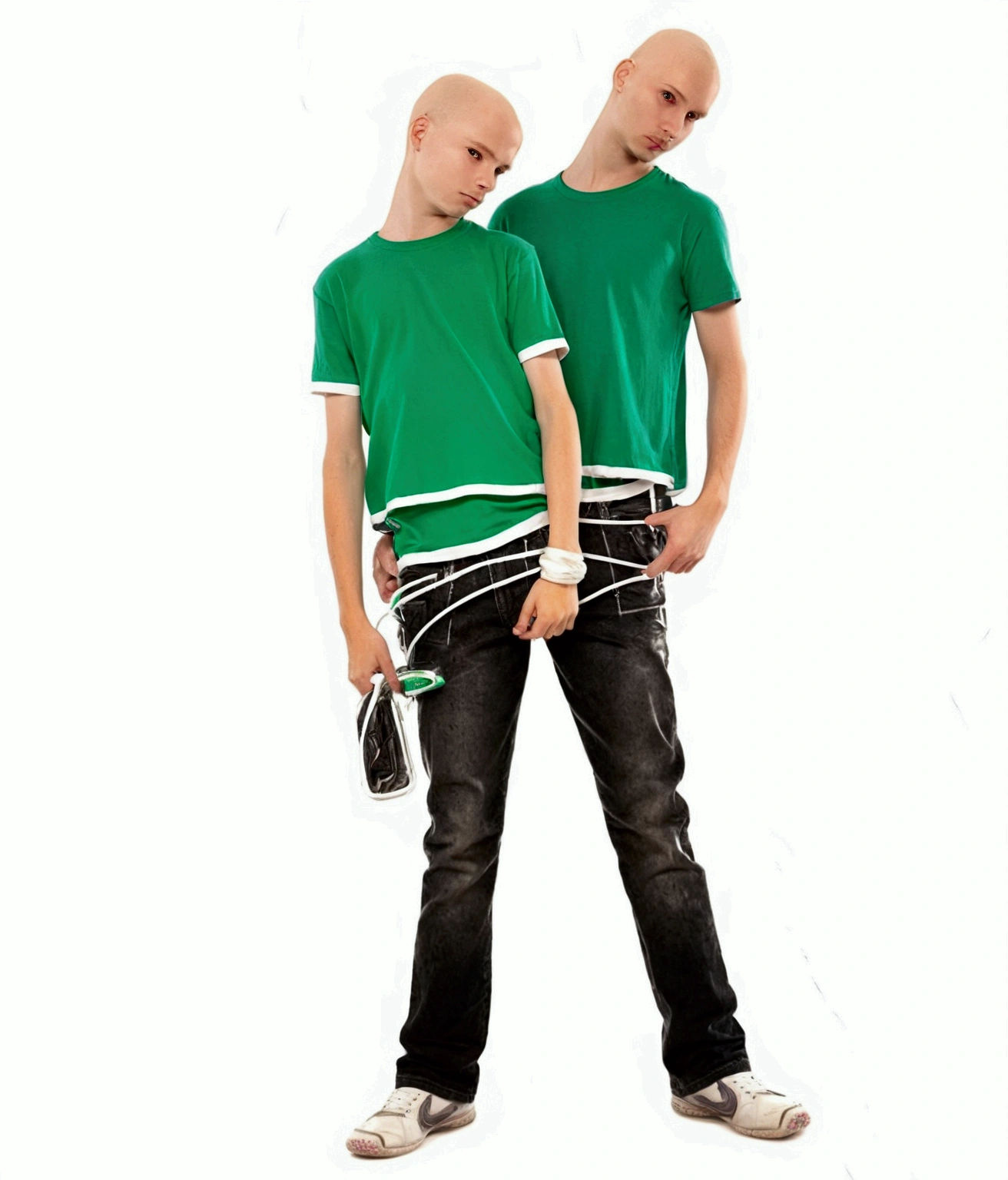 a boy character sheet, head view from different angles, eight different angles boy has black hair black eyes wearing white shirt and blue pants , masterpiece, year 2000s fashion, y2k
