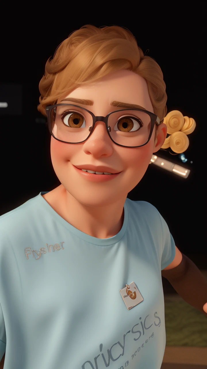 Woman, wear glasses, eyes browns, curly blonde, short-hair, psychologist, clinic ,
