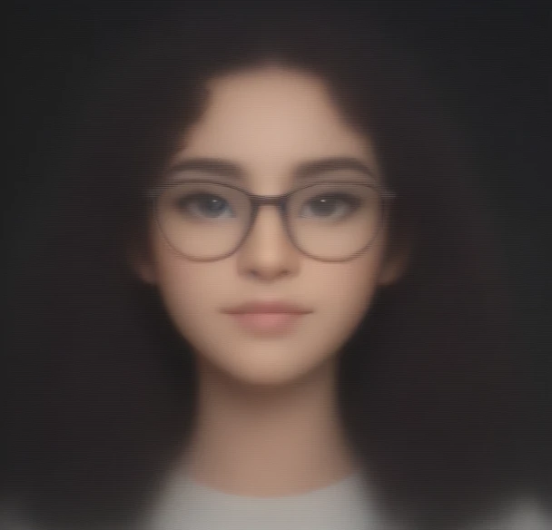 A 19 year old Brazilian,brunette with curly hair and glasses