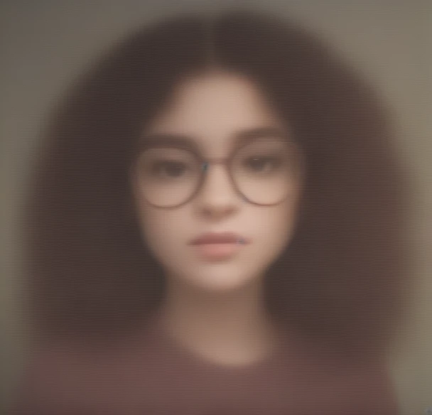 A 19 year old Brazilian,brunette with curly hair and glasses