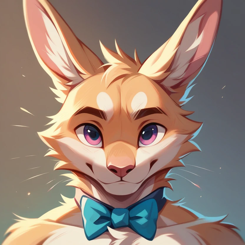 furry male bunny cute bust headshot (high quality,4k,8k,highres,masterpiece), ultra-detailed, impressionistic:colorful,