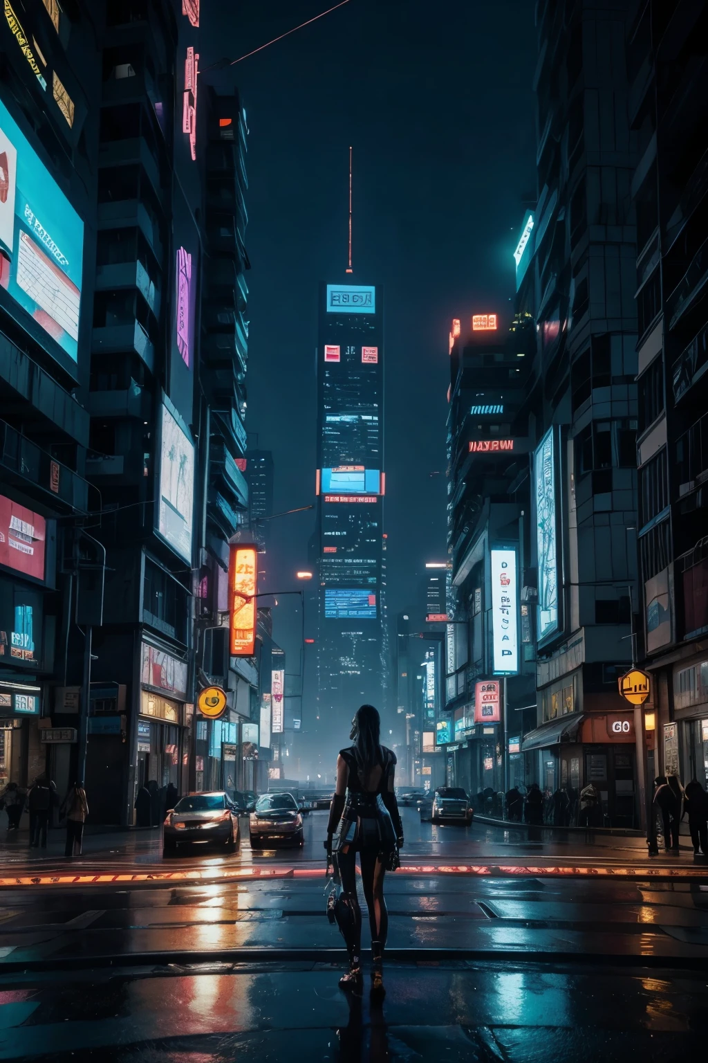 cyberpunk city