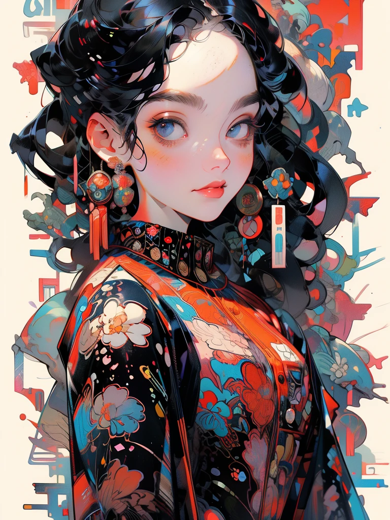 A beautiful black woman, detailed expressive eyes, (best quality, masterpiece:1.2), illustration by artgerm and norman rockwell, attractive woman, perfect body, curvy girl, toned body, thick thighs, hyperfeminine curves, cute and playful, emotive expression, anatomically correct proportions, highly detailed, masterpiece, light smile, hyper realistic, depth of field, light and shade contrast, 8K, super detailing, Precise, Best quality, HD, high resolution