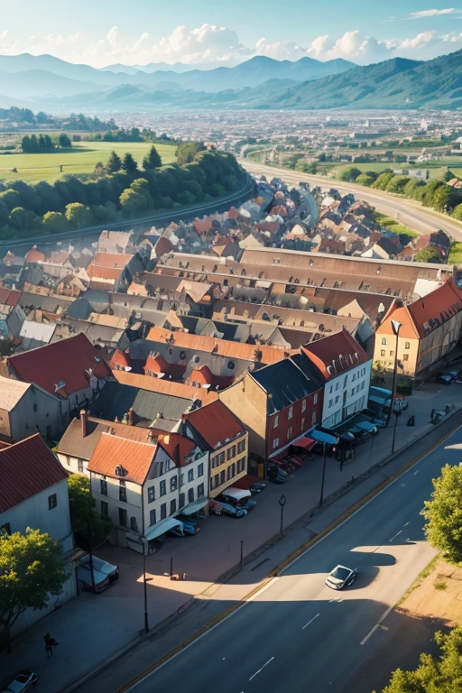 a town