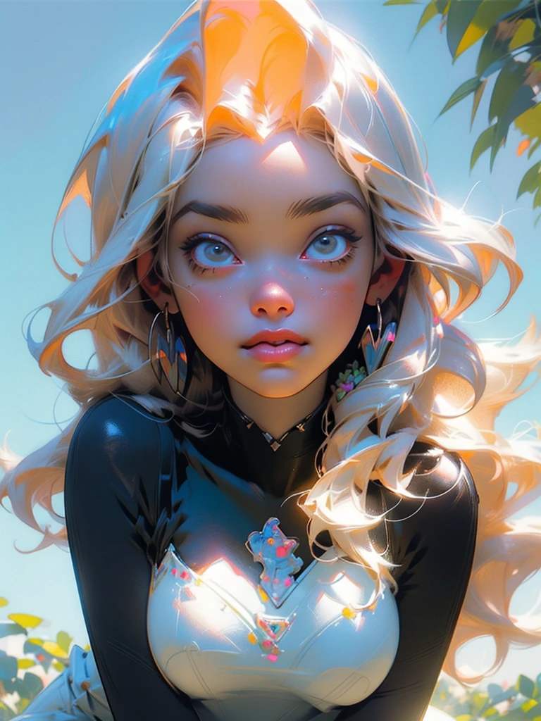 A beautiful black woman, detailed expressive eyes, (best quality, masterpiece:1.2), illustration by artgerm and norman rockwell, attractive woman, perfect body, curvy girl, toned body, thick thighs, hyperfeminine curves, cute and playful, emotive expression, anatomically correct proportions, highly detailed, masterpiece, light smile, hyper realistic, depth of field, light and shade contrast, 8K, super detailing, Precise, Best quality, HD, high resolution