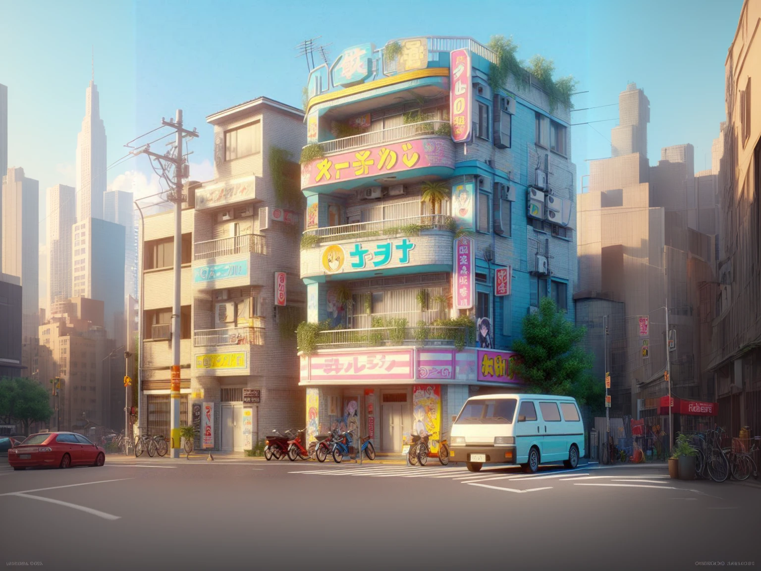 city anime