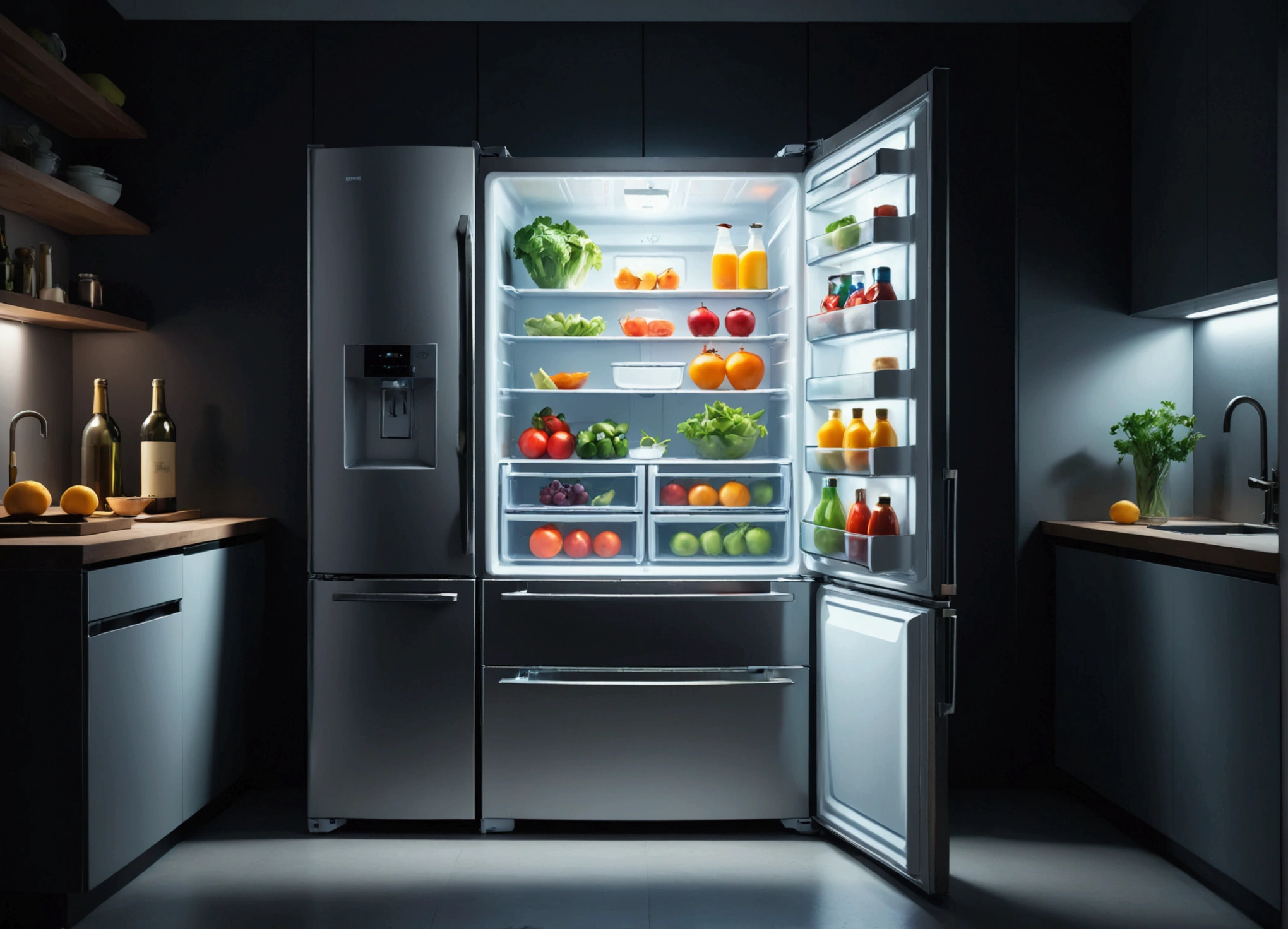 A refrigerator