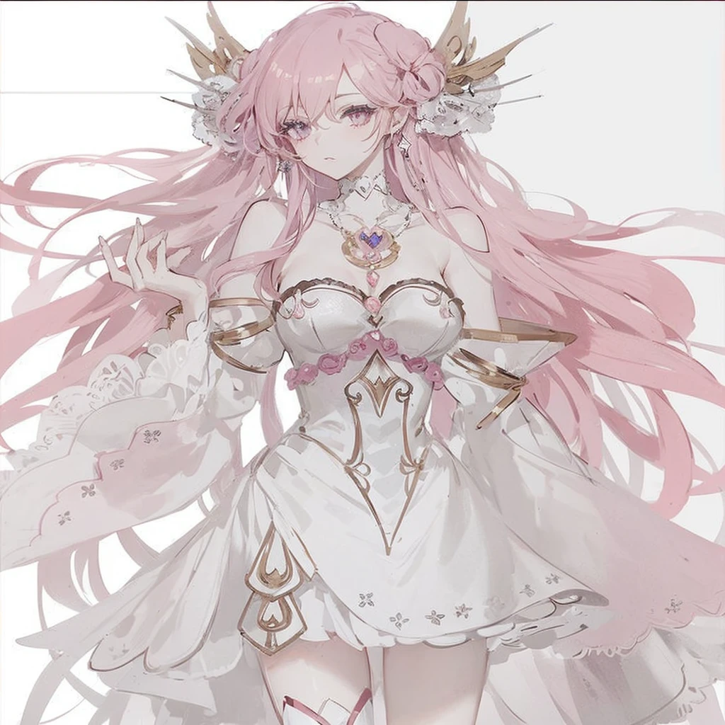 A magical girl who has an outfit decorated with song notes