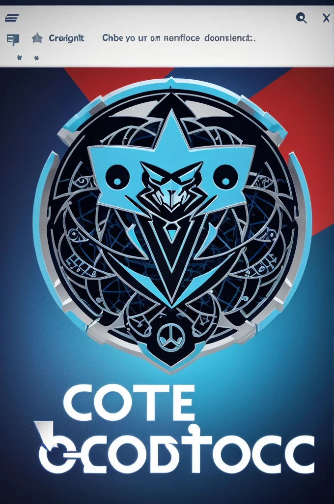 Create a cool discord logo saying Discordians 