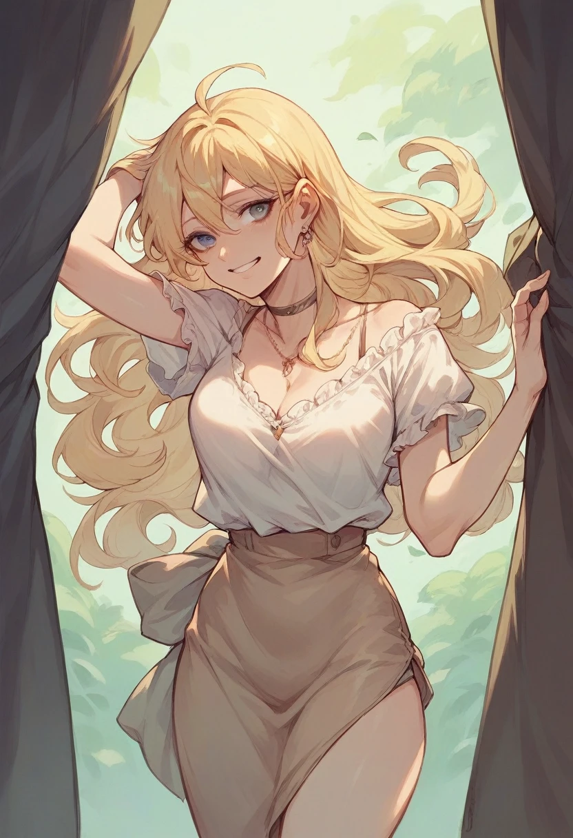 a blonde girl