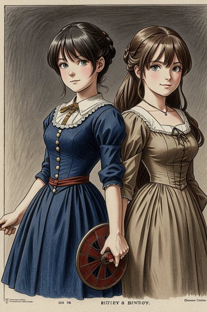 Rivalry 1890 and rivalry 1899 anime drawing 