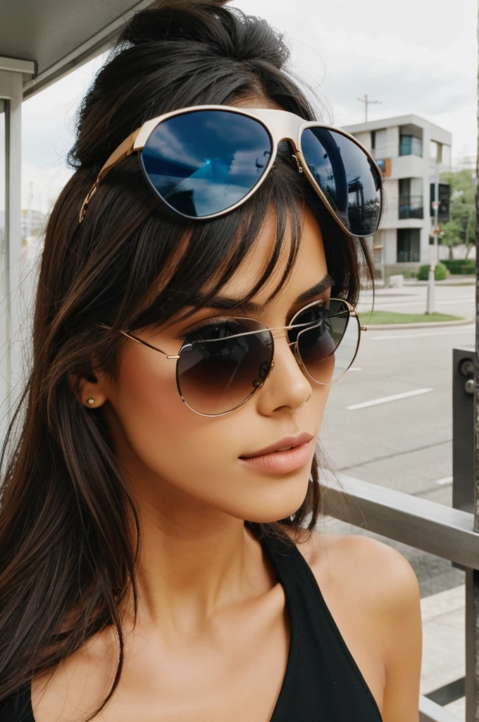 Women wear with sunglasses