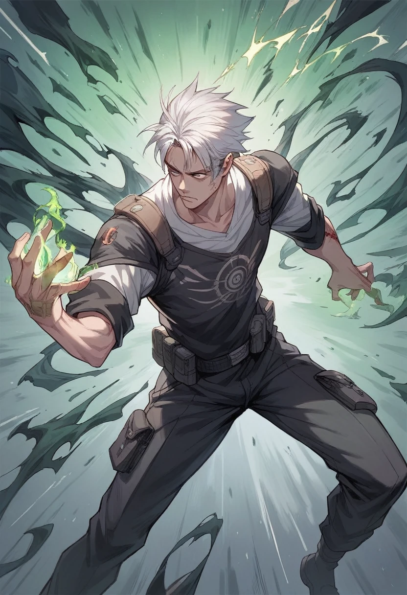 Ijika Yuto Human (formerly), Onmyouji (formerly), Fallen Scourge Superhuman physical characteristics, magic, hand-to-hand combat, dimensional transition, enchantment (of objects and one's own body), shape-shifting (type 2), BBPE, absorption (of energy, negative emotions), reactive evolution (through energy absorption), biological manipulation, trolling
