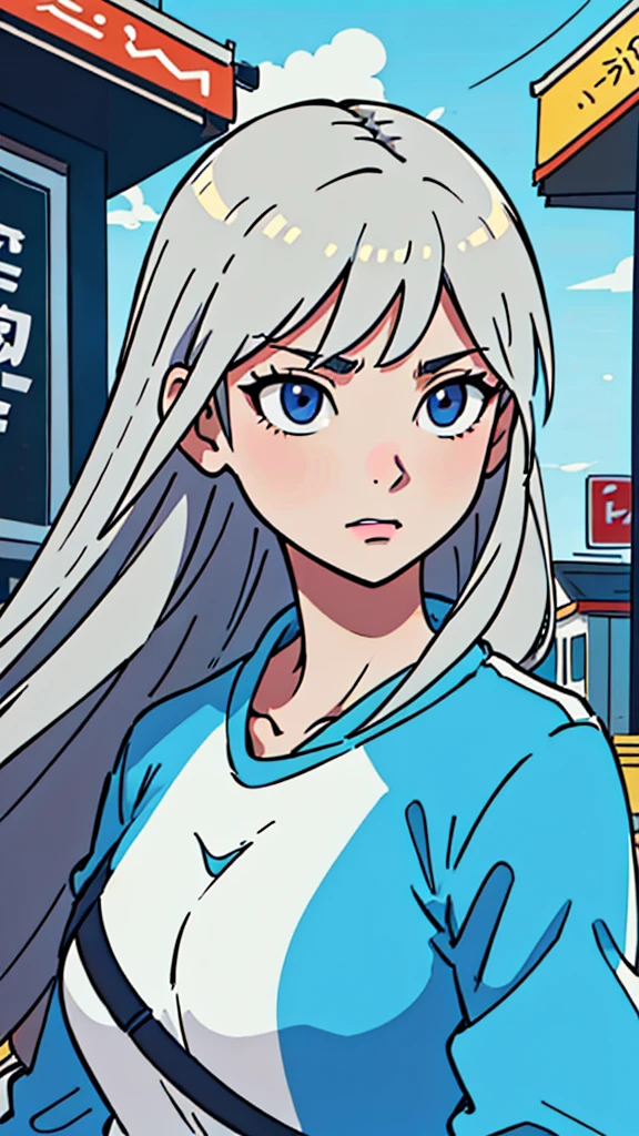 (best-quality:0.8),
(best-quality:0.8), perfect anime illustration, extreme closeup portrait of a pretty woman walking through the city