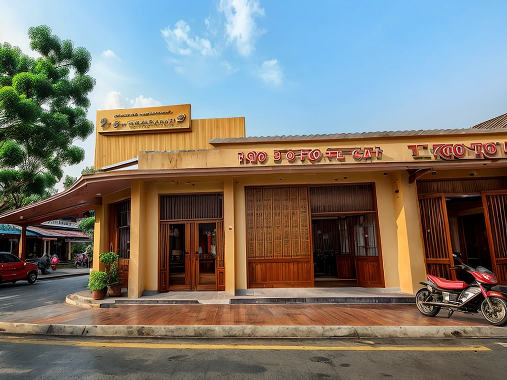 CẢI TẠO THÀNH QUÁN CAFE VỚI LỐI KIẾN TRÚC HOÀI CỔ, VIỆT NAM 1990 , KHÔNG GIAN QUÁN HIGHLAND COFFEE