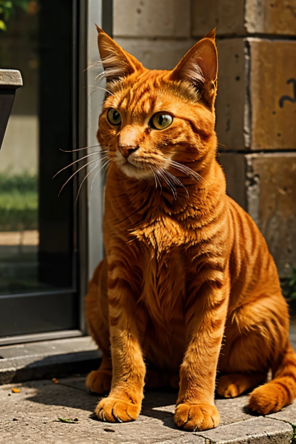 orange cat