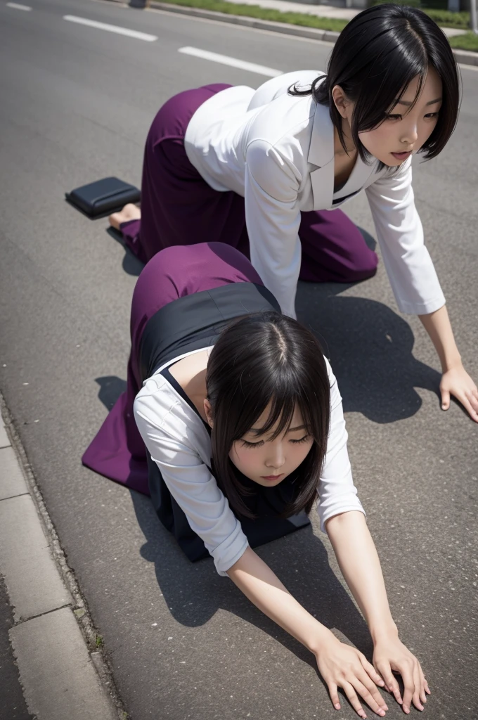 Japanese on all fours