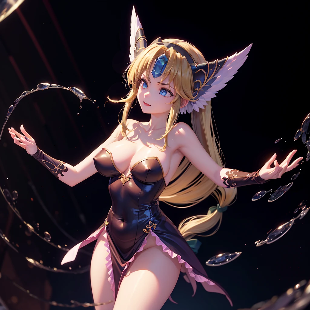 (masterpiece),(Highest quality),(Super detailed),(Best illustrations),(Best Shadow),(Absurd),(Detailed Background),(so beautiful), 16K, 8K,(Best illustrations),(Best Shadow), (so beautiful), One person, alone, curvy, Big Breasts, very long hair, , Blonde, , fluorescent pink eyes, , , , Oculogyric crisis, low twintails, empty eyes, blank eyes, Perfect figure, , paw pose, Arched back, , , orgasm, afterglow, erotic smile, , , Open your mouth languidly, , , , Sexy posture, dynamic pose, , cross-eyed, rolling eyes, , water eyes, , , Put your chest close, , , saliva trail, , shiny skin, , , Hypnosis Facility, , torogao, ahegao, BREAK, , Dramatic lighting, fancy background, Clear liquid, , night, , Hypnosis assignment, Torrent of Light, mysterious, spoken hearts,Hypno,